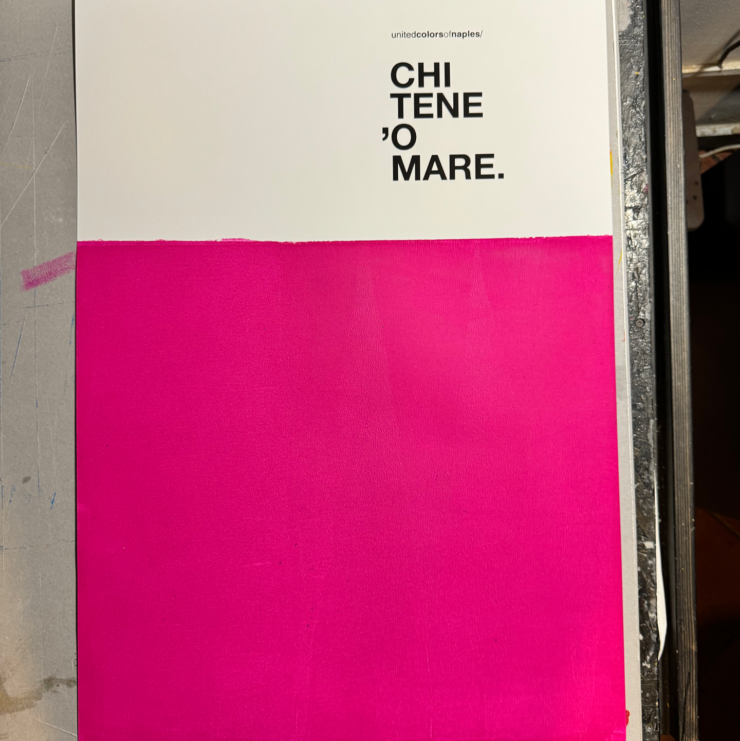 Poster Artwork Chi Tene 'o Mare / Magenta Release