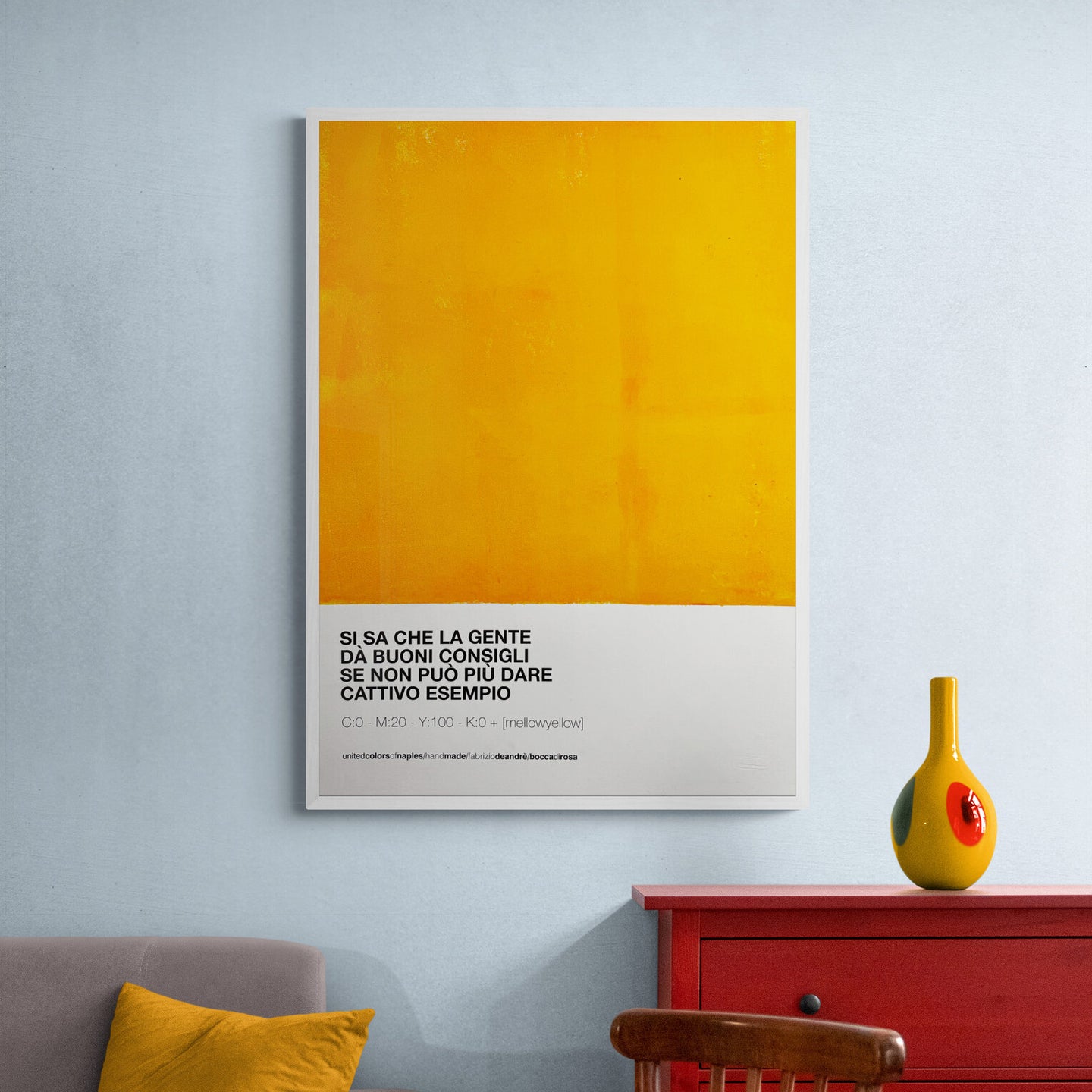 Opera Poster Bocca di Rosa, Fabrizio de Andrè