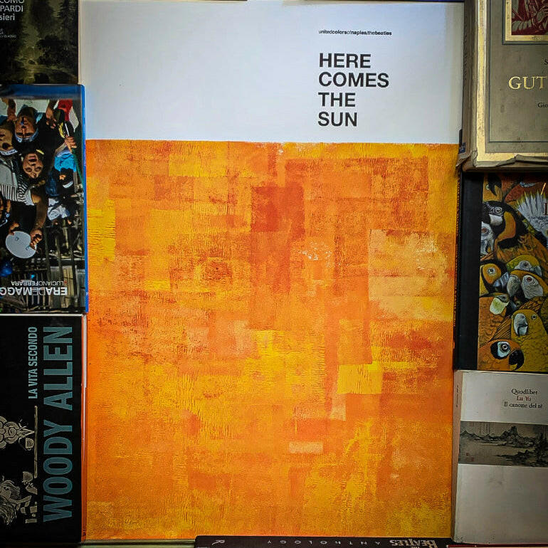 Poster Artwork Here Comes The Sun, The Beatles. limited edition.