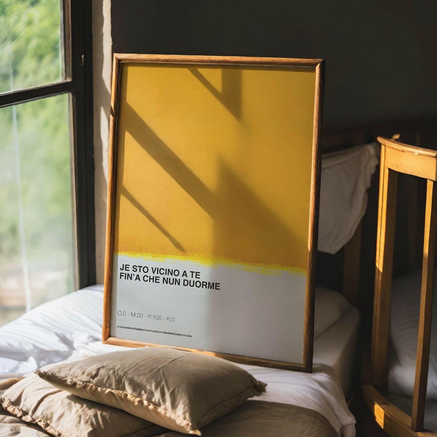 Poster Artwork Je Sto vicino a Te, Pino Daniele