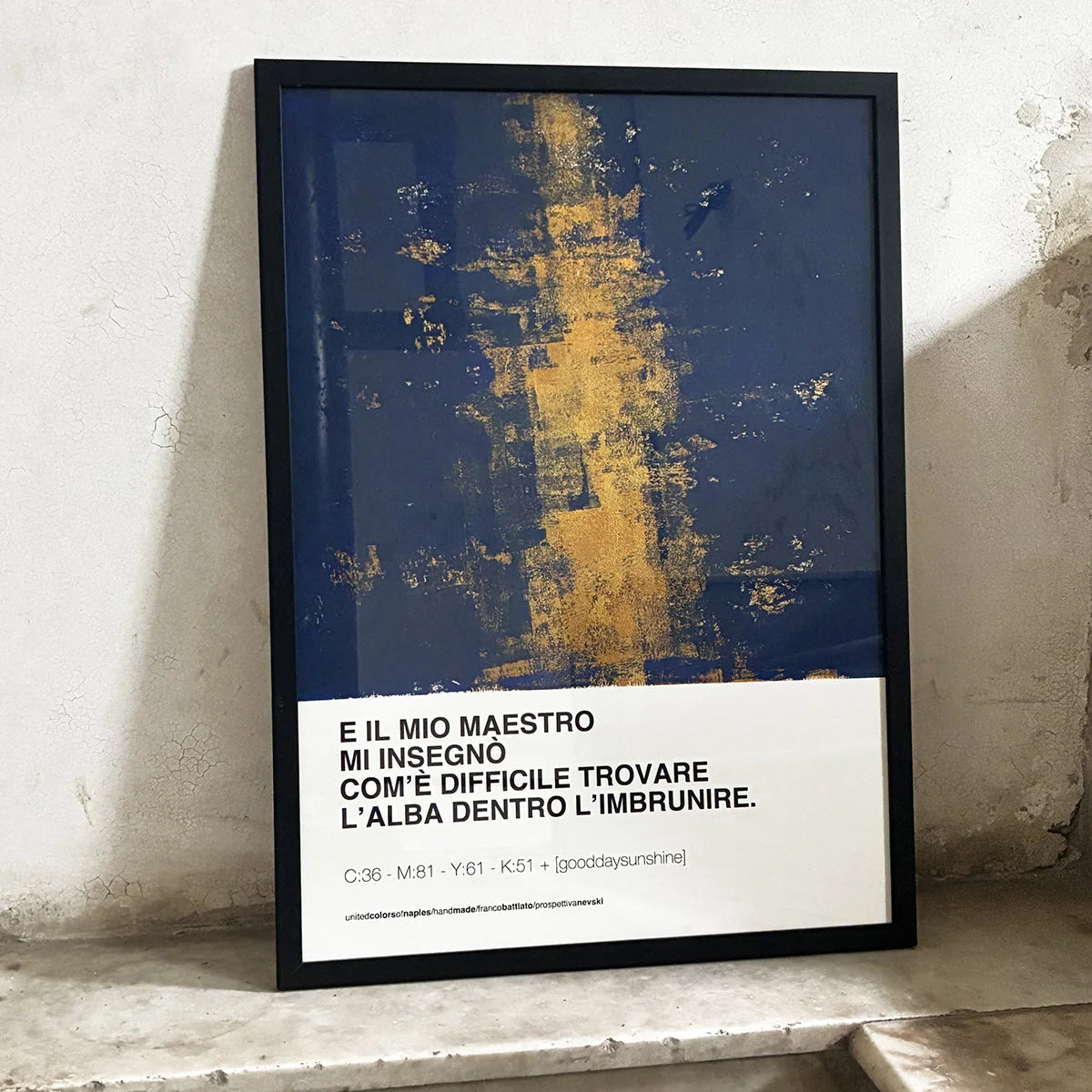 Poster Artwork La Cura, Franco Battiato