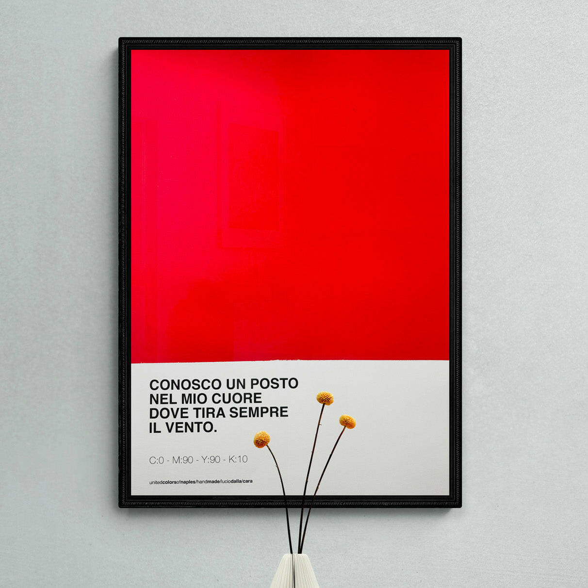 HANDMADE POSTER LUCIO DALLA