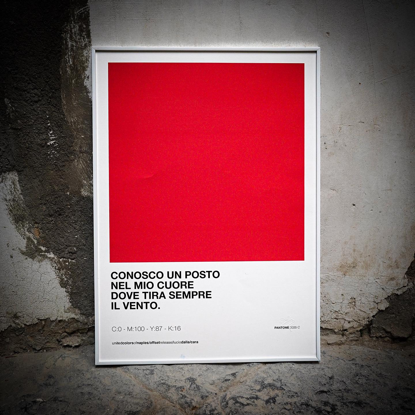 Poster OffSet Cara, Lucio Dalla