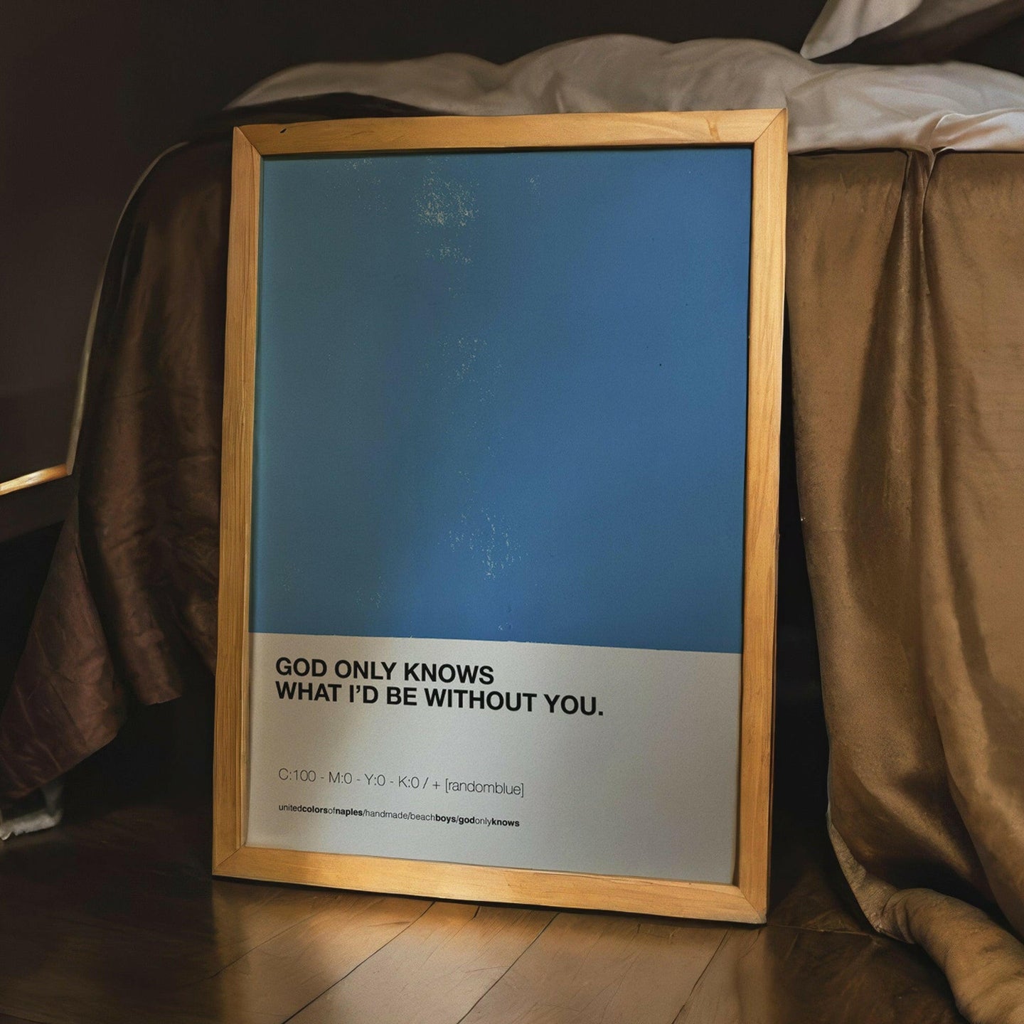 Poster Artwork Here Comes The Sun, The Beatles. limited edition.