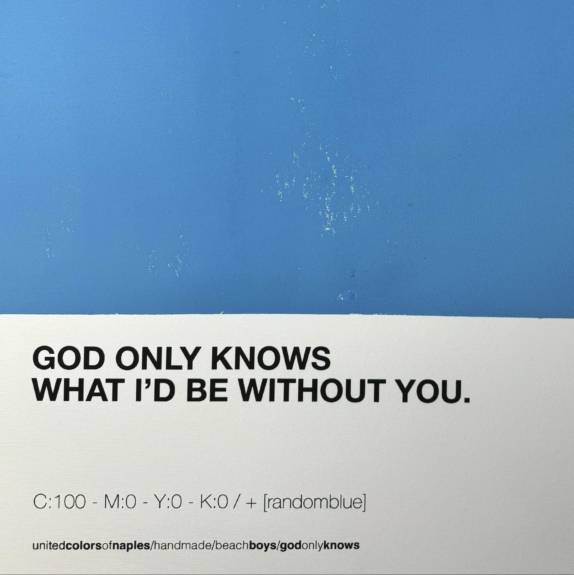 Opera Poster God Only Knows, Beach Boys.