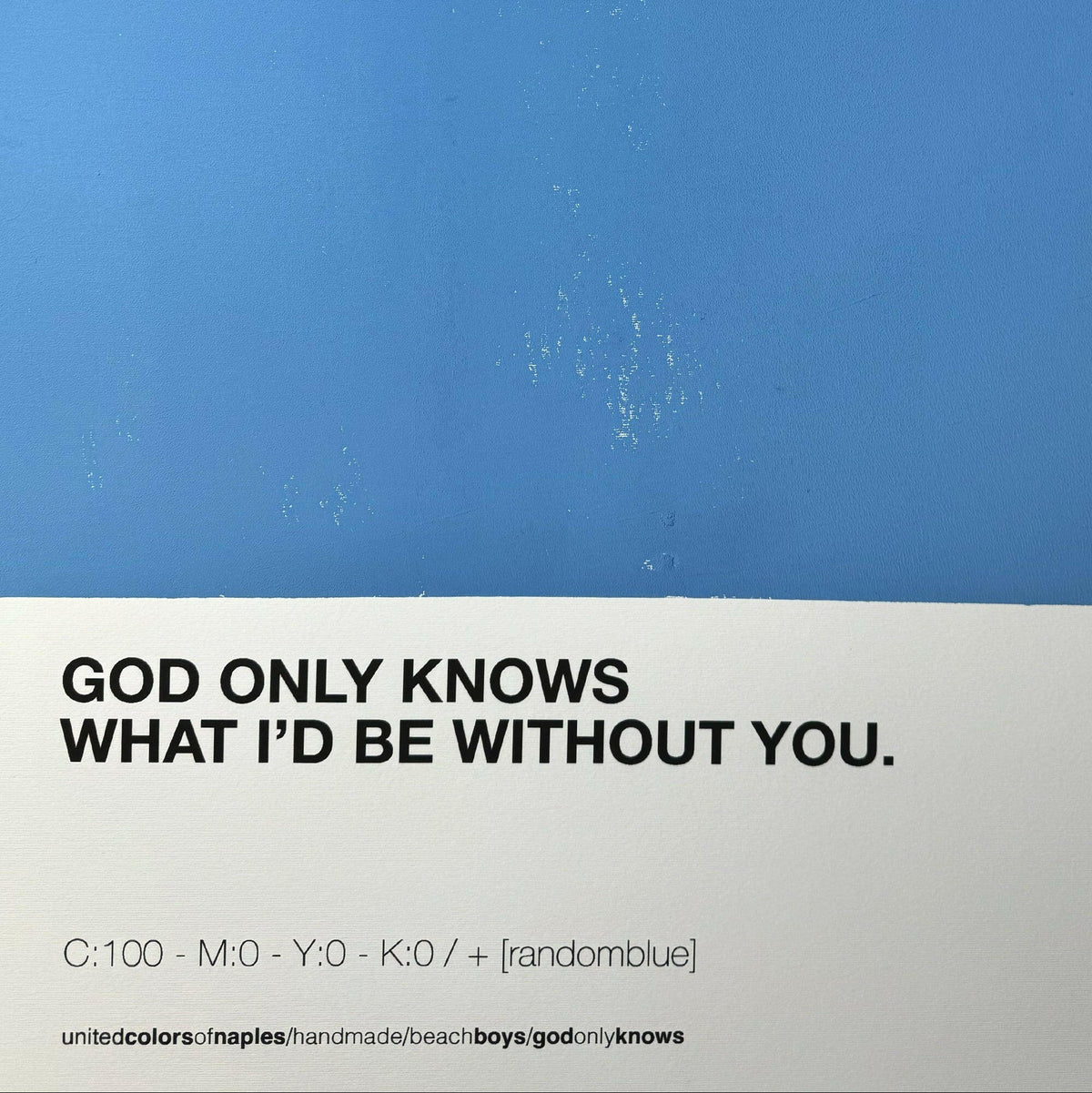 Opera Poster God Only Knows, Beach Boys.