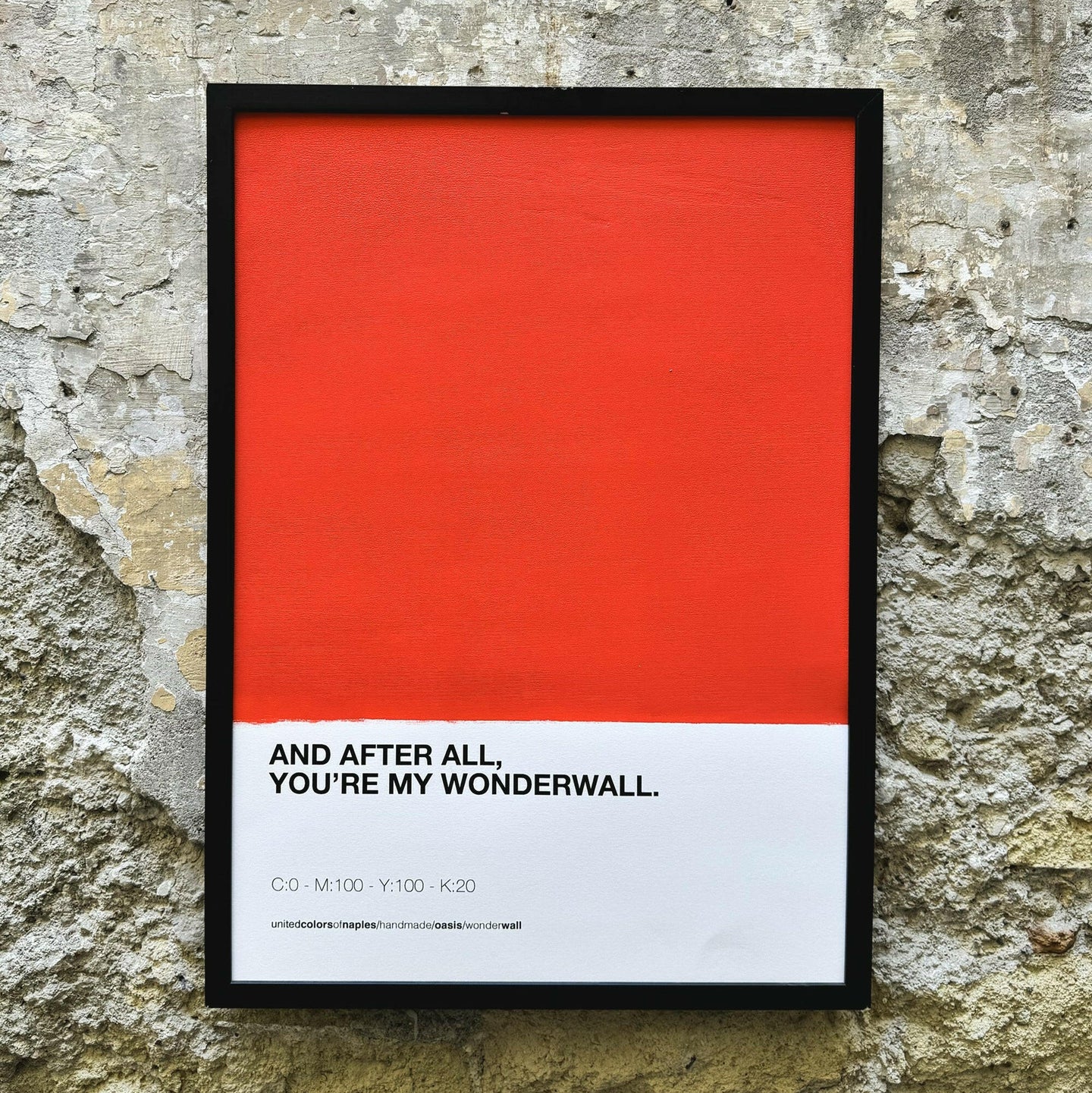 Poster Artwork WonderWall, Oasis