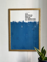 Opera Poster All'improvviso – Poster Artigianale Fatto a Mano a Napoli | United Colors of Naples