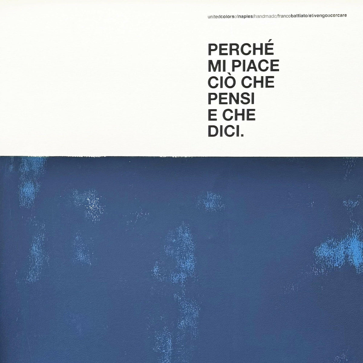 Opera Poster e ti vengo a cercare,  Franco Battiato Versione 2.