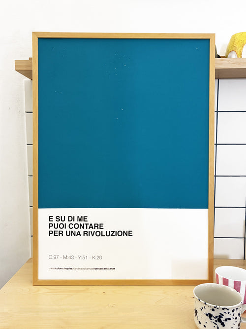 Opera Poster En e Xanax / Samuele Bersani V2 – Dettaglio | United Colors of Naples