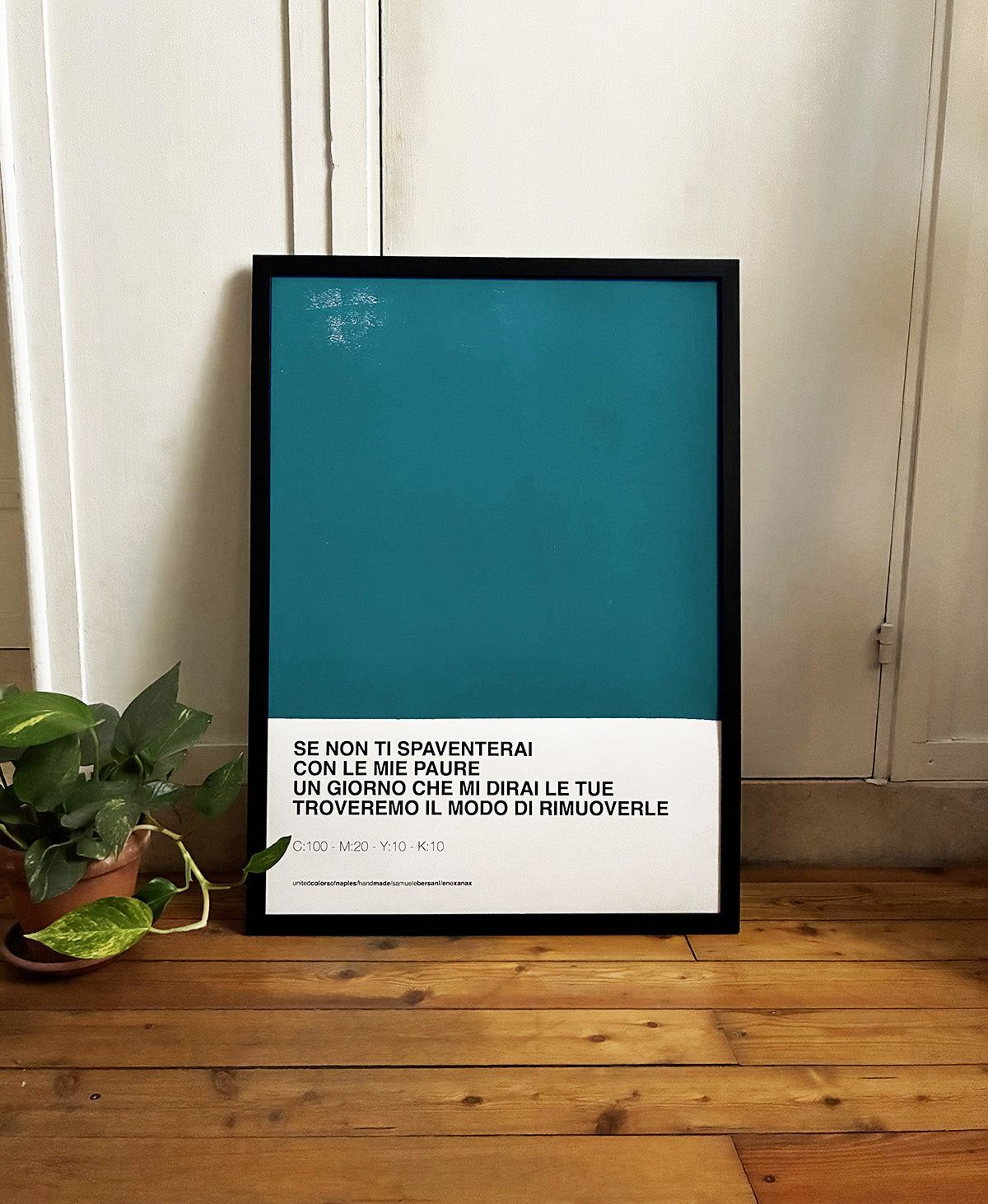 Poster Artwork En and Xanax, Samuele Bersani