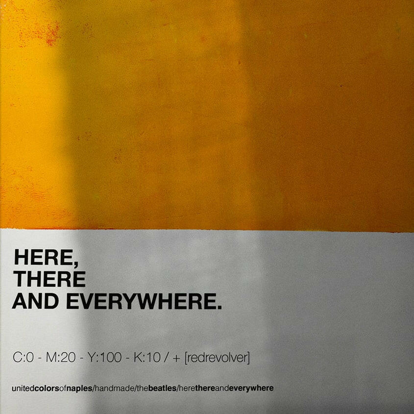 Poster Artwork Here Comes The Sun, The Beatles. limited edition.