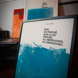 Poster Calcografico All'improvviso, Mina.