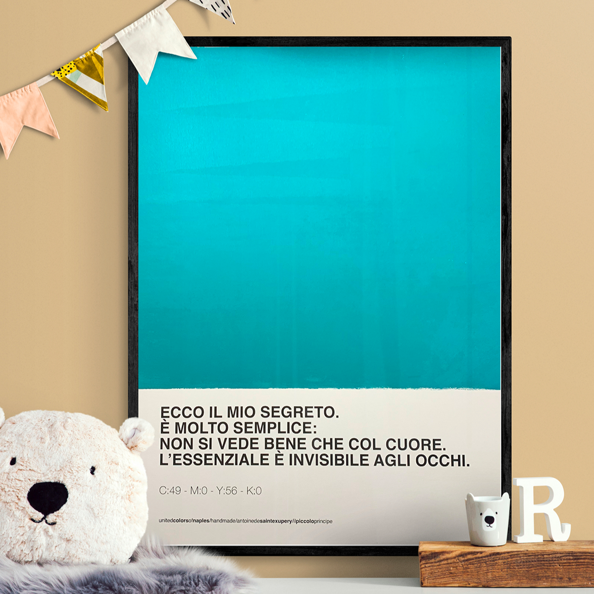 Opera Poster Invisibile agli occhi, il Piccolo Principe.