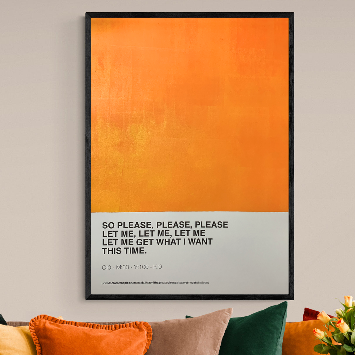 Poster Artwork Please, Please, Please, Let Me Get What I Want, the Smiths