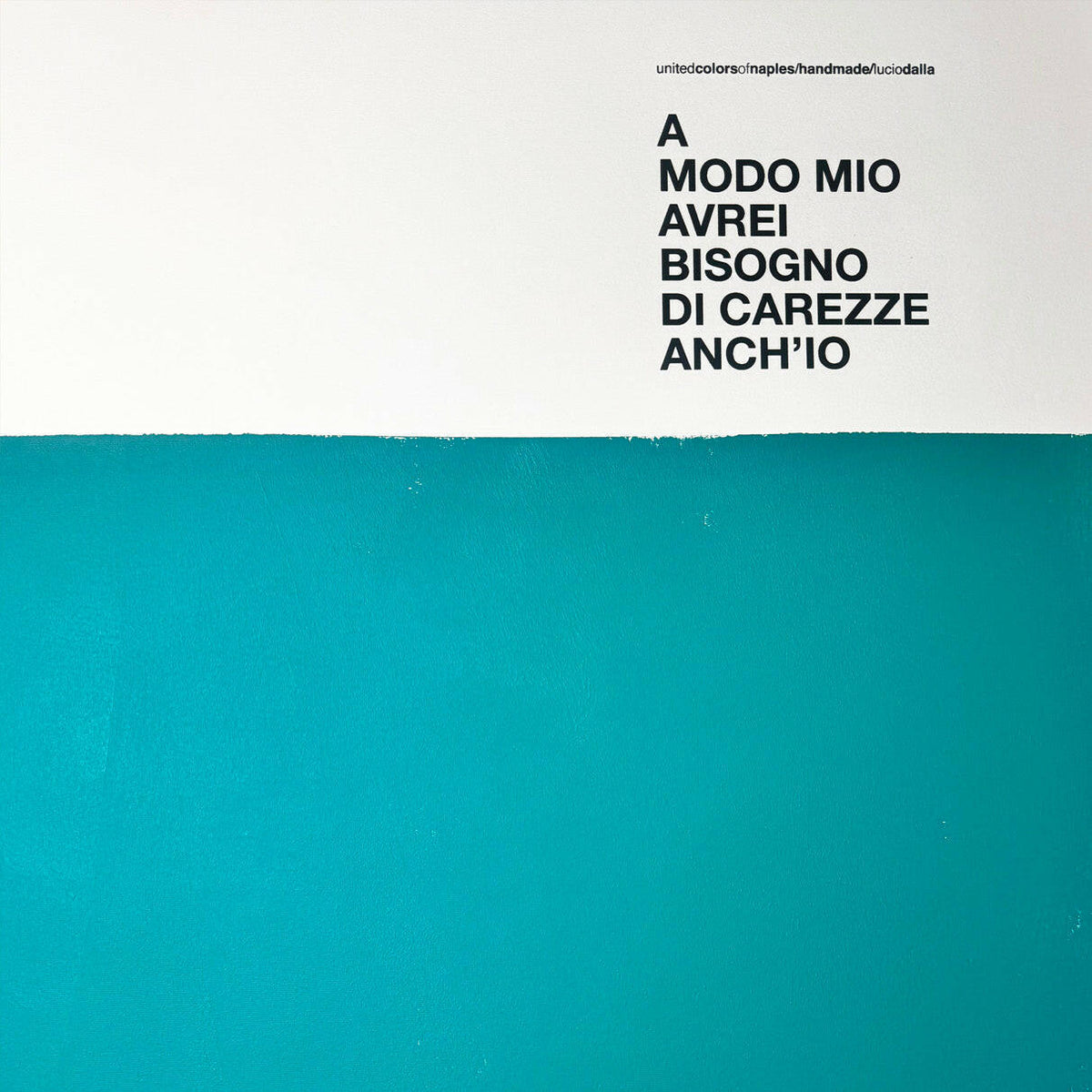 Opera Poster Piazza Grande, Lucio Dalla.