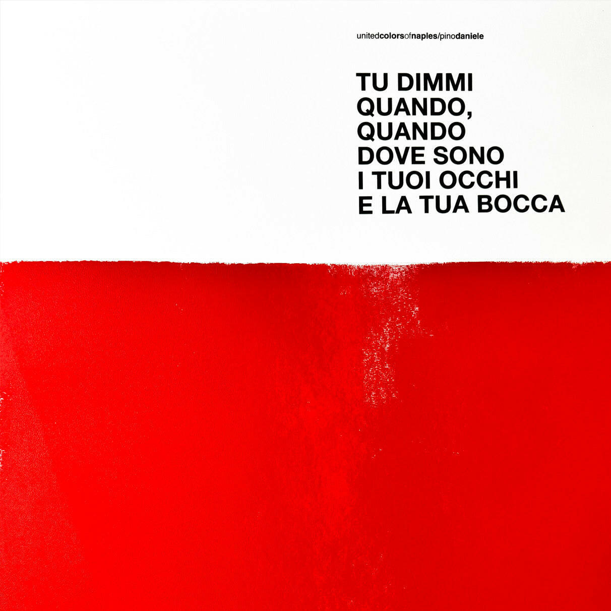 Opera Poster Quando, Pino Daniele