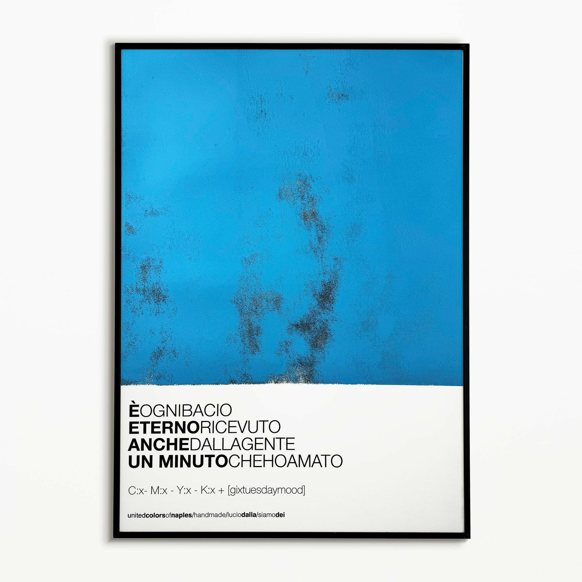 Opera Poster Siamo Dei, Lucio Dalla.