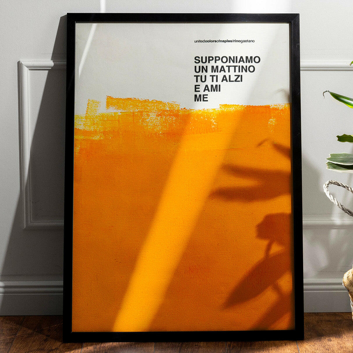 Opera Poster Supponiamo un amore, Rino Gaetano..