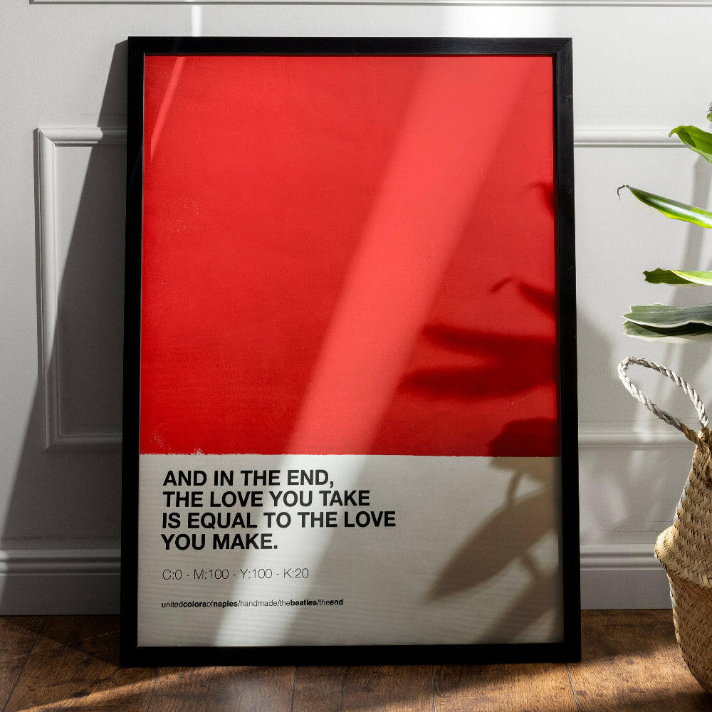 Poster Artwork Here Comes The Sun, The Beatles. limited edition.