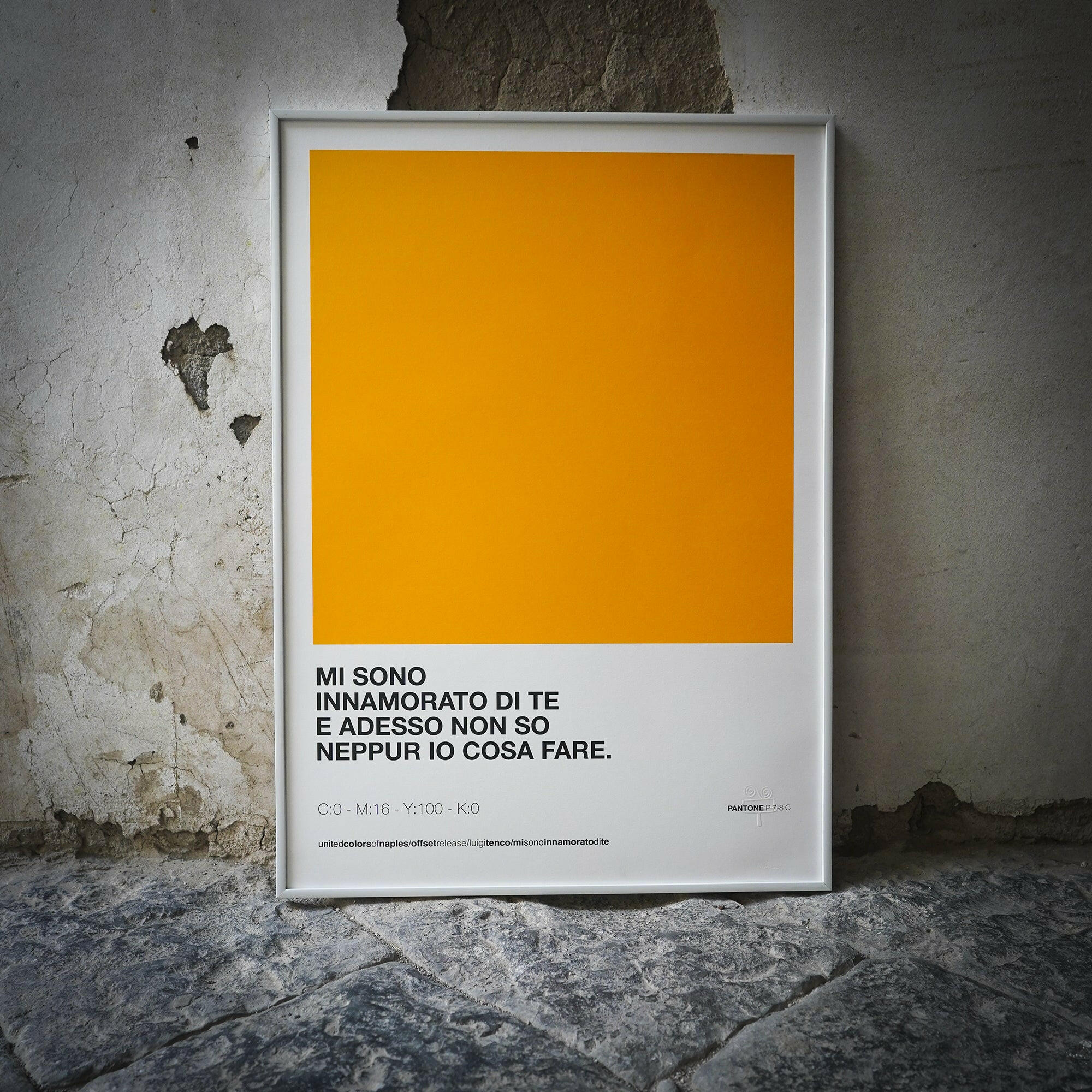 Poster OffSet Mi sono Innamorato di te, Luigi Tenco.