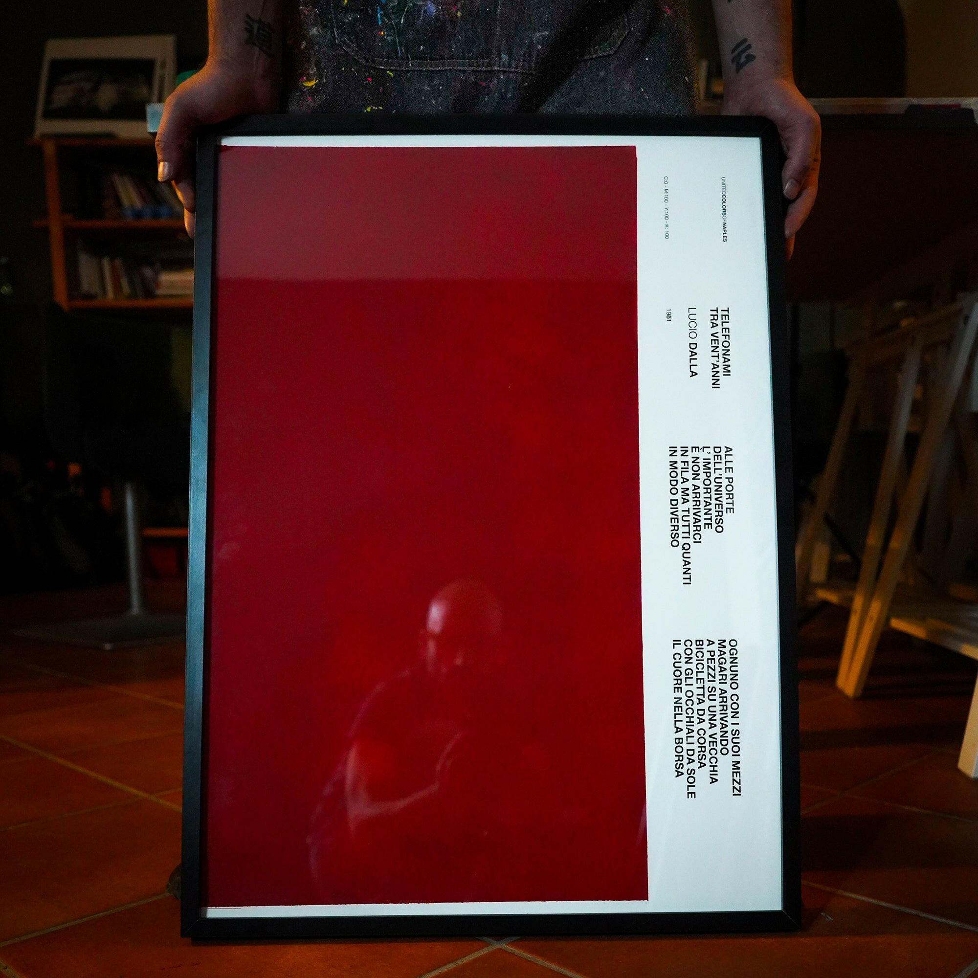 Opera Poster Telefonami tra vent'anni, Lucio Dalla..